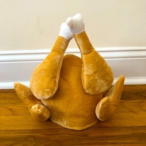 Novelty Holiday Roast Turkey Hat - Adds Fun At Thanksgiving & Christmas!